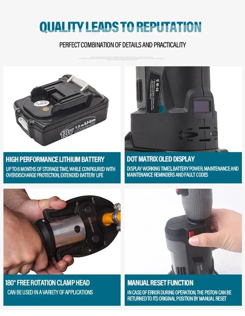 Power Tools Plumbing - 2026/Доступен образец Zupper PZ-1930: Гидравлический пресс-инструмент