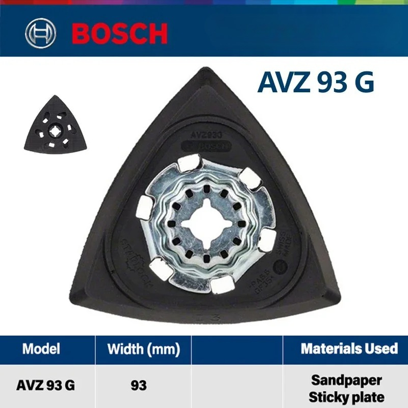 Oscillating Multi Tool - Шлифовальная пластина Bosch STARLOCK AVZ 93