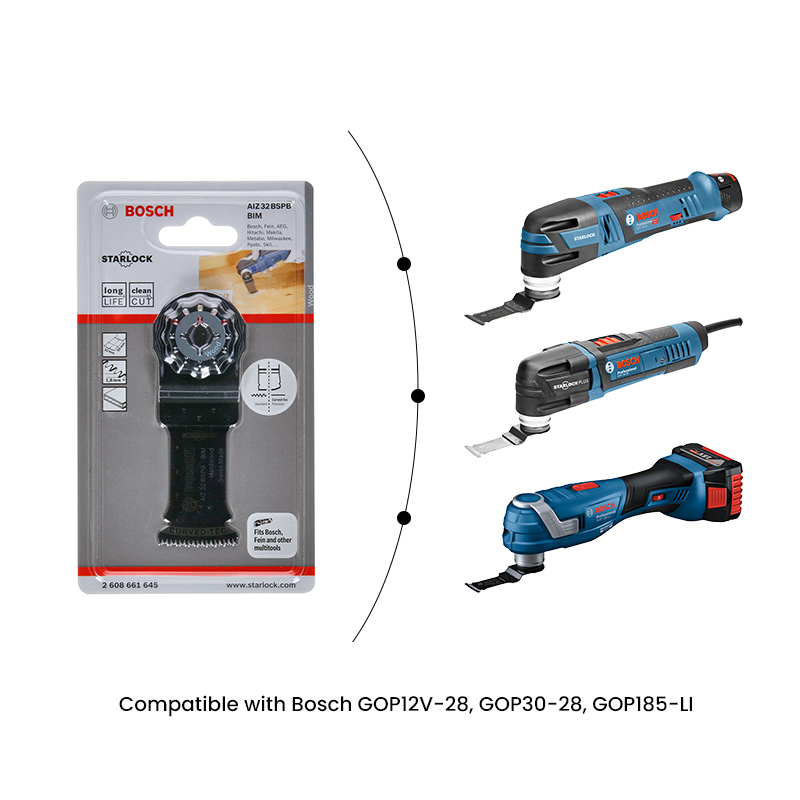 Oscillating Multi Tool - Осциллирующее пильное полотно Bosch Starlock AIZ